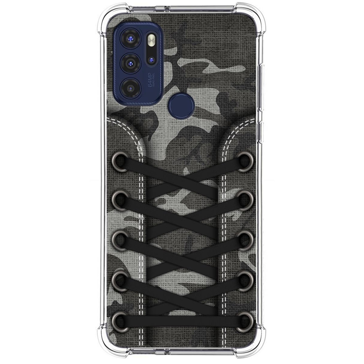 Funda Silicona Antigolpes para Motorola Moto G60s diseño Zapatillas 15 Dibujos