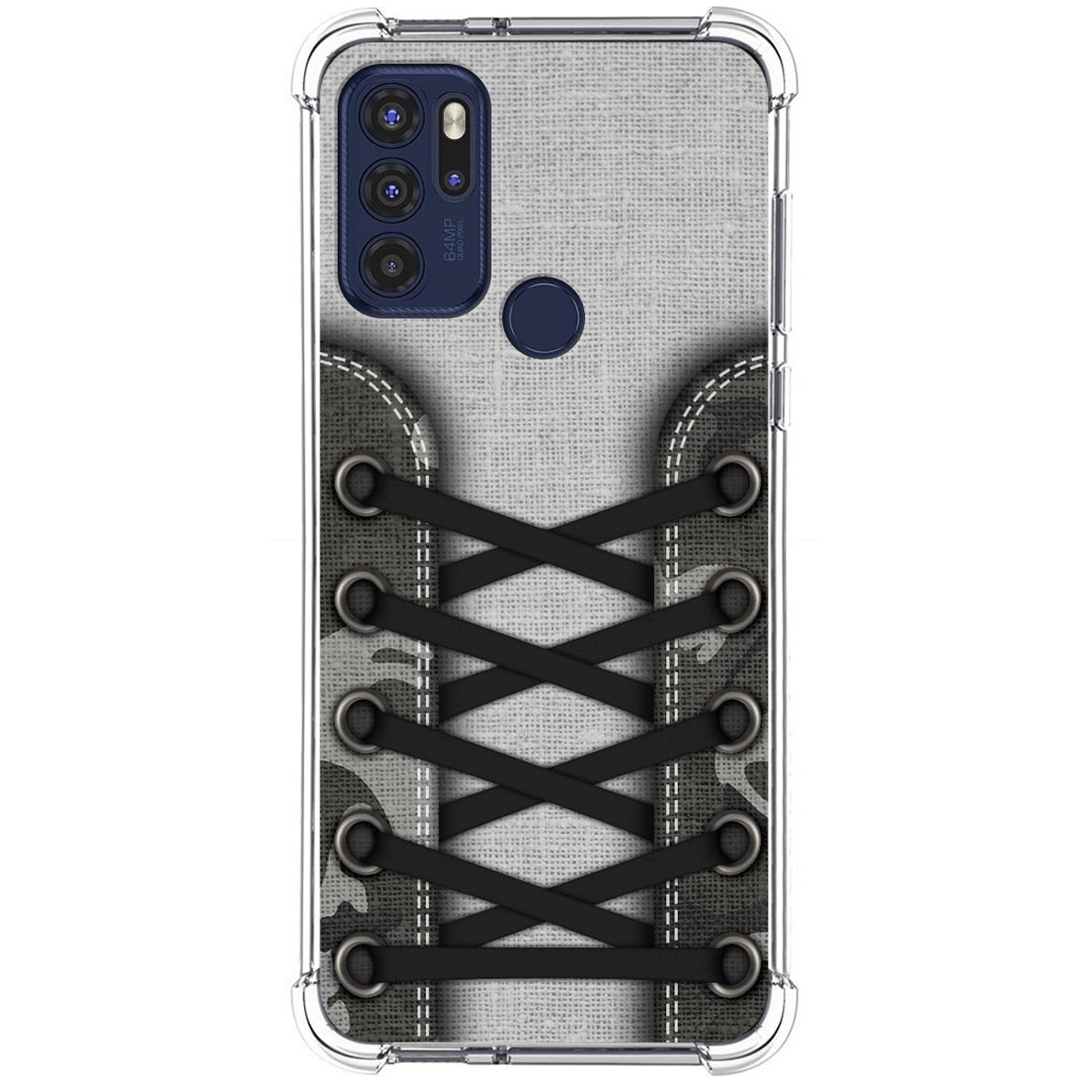 Funda Silicona Antigolpes para Motorola Moto G60s diseño Zapatillas 16 Dibujos