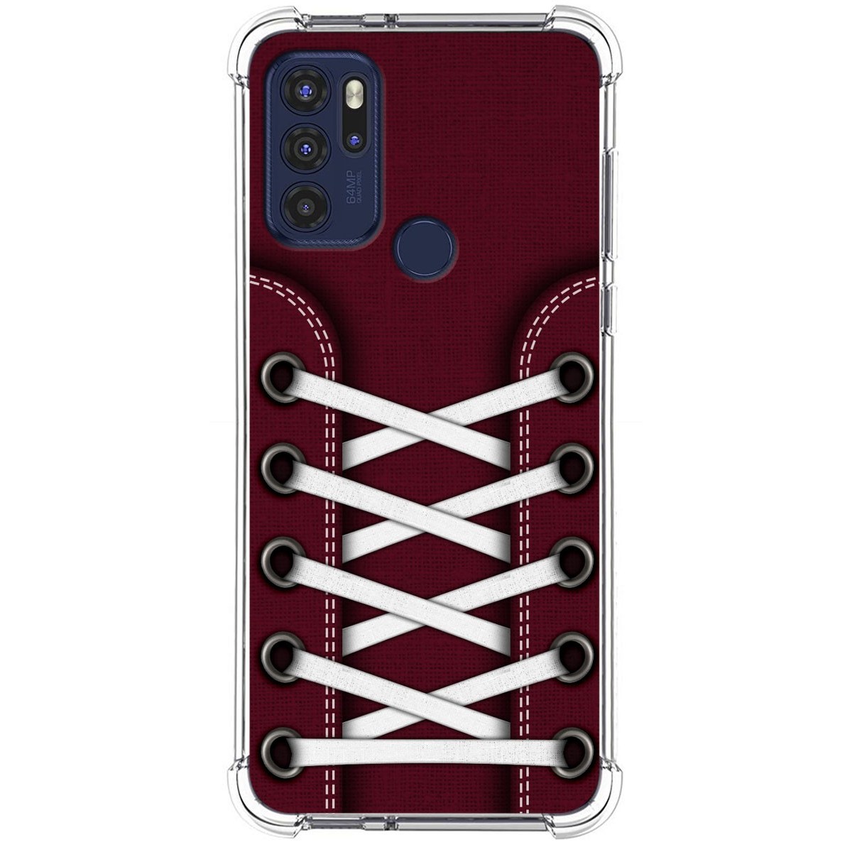 Funda Silicona Antigolpes para Motorola Moto G60s diseño Zapatillas 17 Dibujos