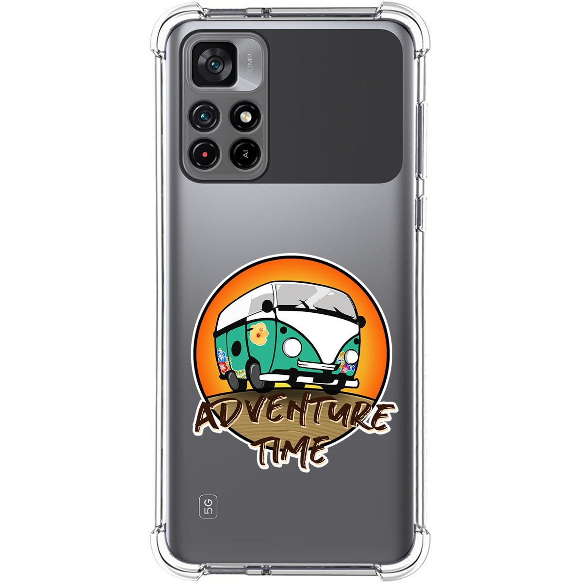 Funda Silicona Antigolpes para Xiaomi POCO M4 Pro 5G diseño Adventure Time Dibujos
