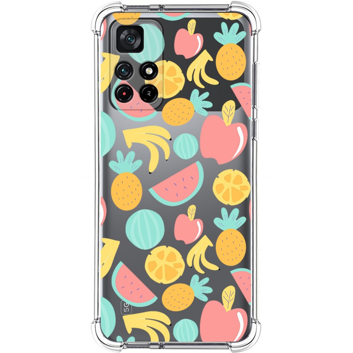 Funda Silicona Antigolpes para Xiaomi POCO M4 Pro 5G diseño Frutas 02 Dibujos