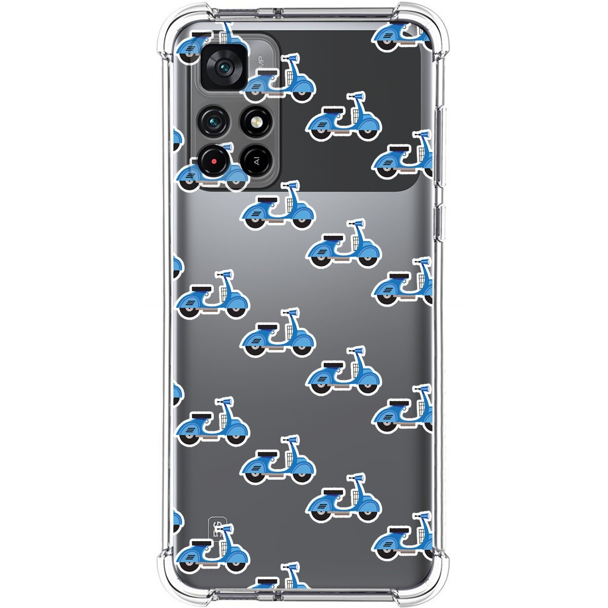 Funda Silicona Antigolpes para Xiaomi POCO M4 Pro 5G diseño Scooter Dibujos