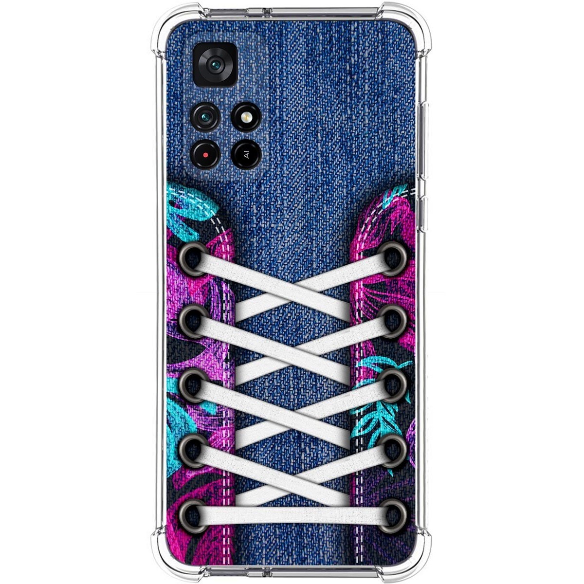 Funda Silicona Antigolpes para Xiaomi POCO M4 Pro 5G diseño Zapatillas 06 Dibujos