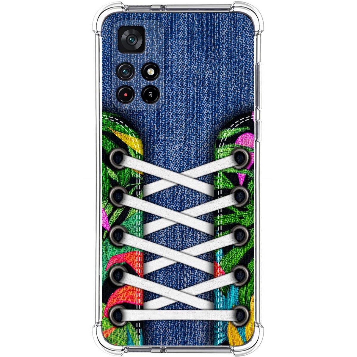 Funda Silicona Antigolpes para Xiaomi POCO M4 Pro 5G diseño Zapatillas 13 Dibujos