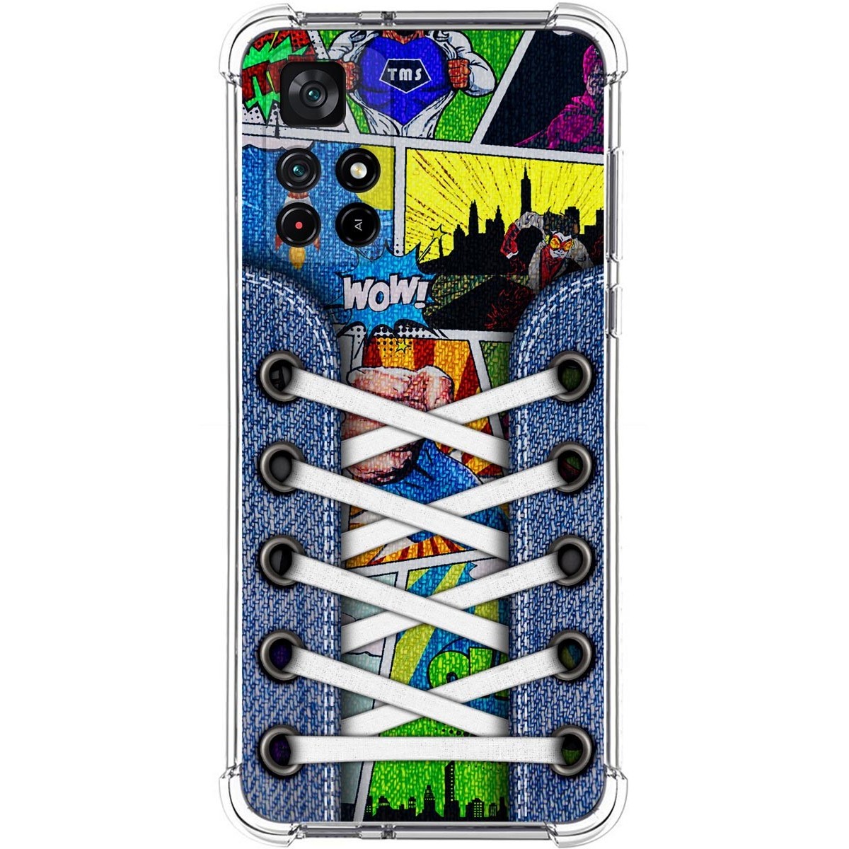 Funda Silicona Antigolpes para Xiaomi POCO M4 Pro 5G diseño Zapatillas 14 Dibujos