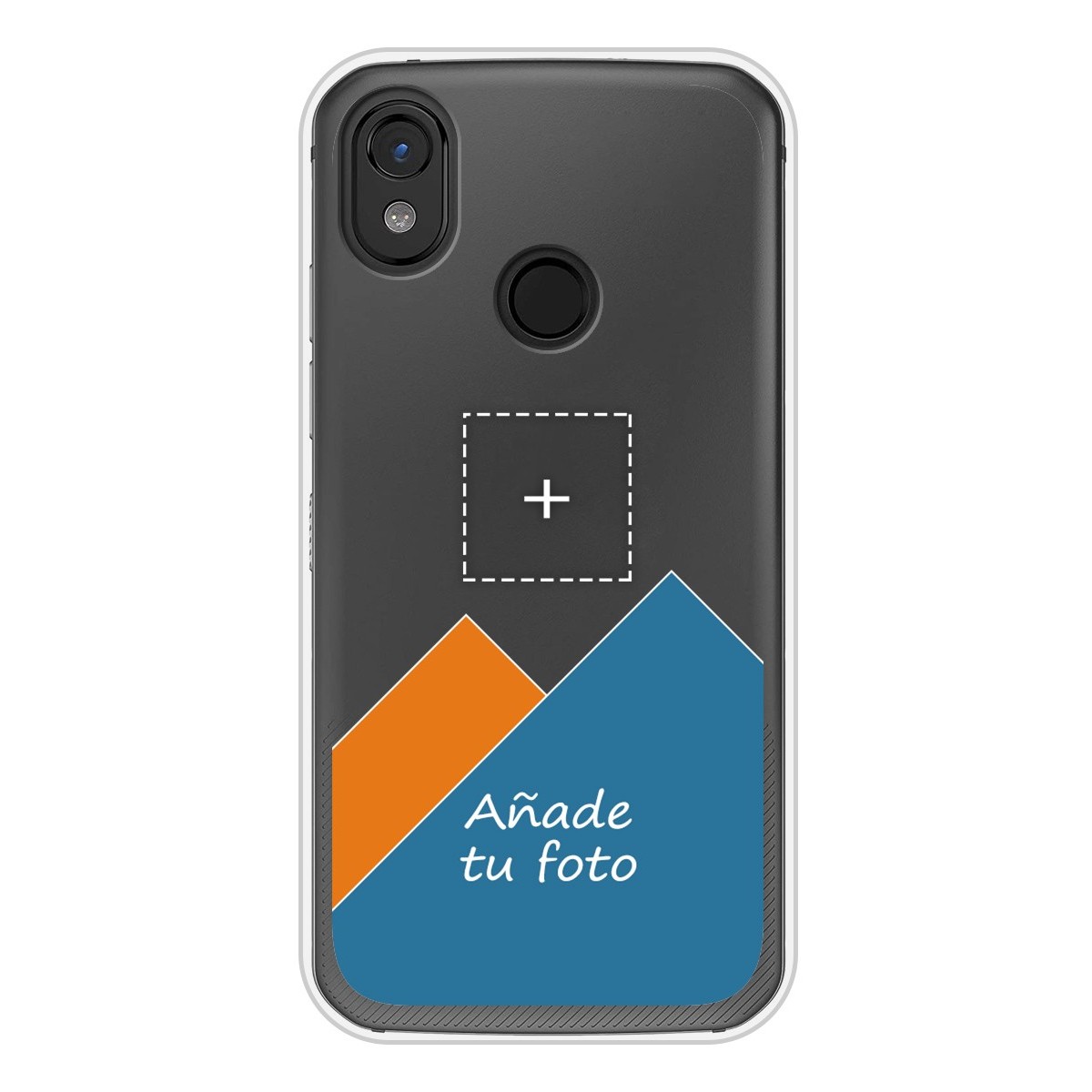 Personaliza tu Funda Silicona Gel Tpu Transparente con tu Fotografia para CAT S52 Dibujo Personalizada