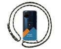 Personaliza tu Funda Colgante Transparente para Vivo Y21 / Y21s / Y33s con Cordon Verde / Dorado Dibujo Personalizada