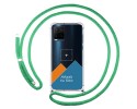 Personaliza tu Funda Colgante Transparente para Vivo Y21 / Y21s / Y33s con Cordon Verde Agua Dibujo Personalizada