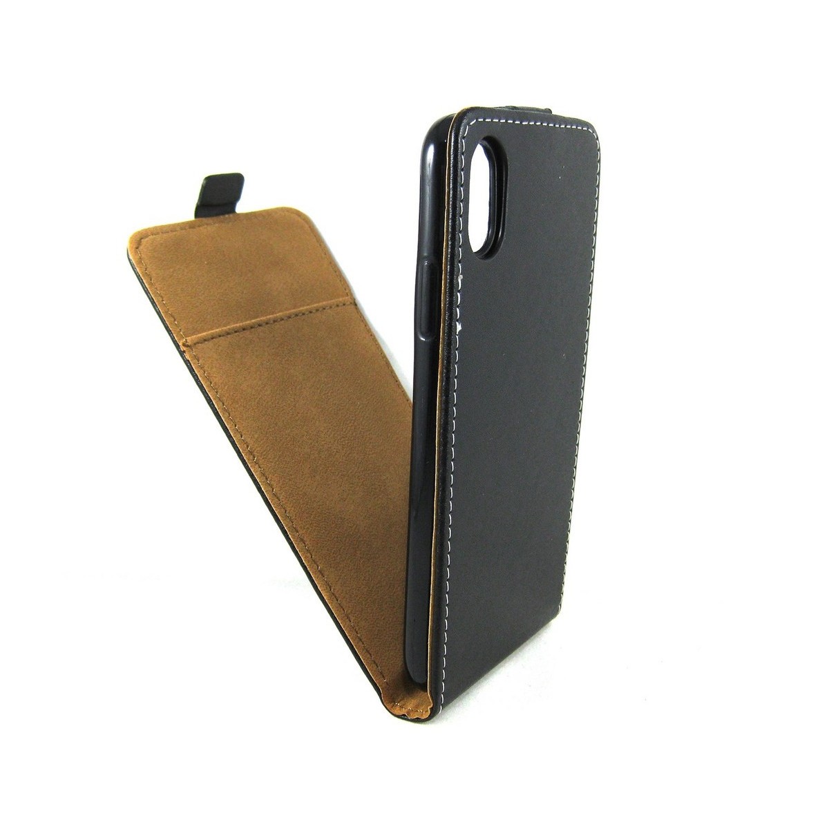 Funda Piel Premium Negra Ultra-Slim para Iphone X / Xs