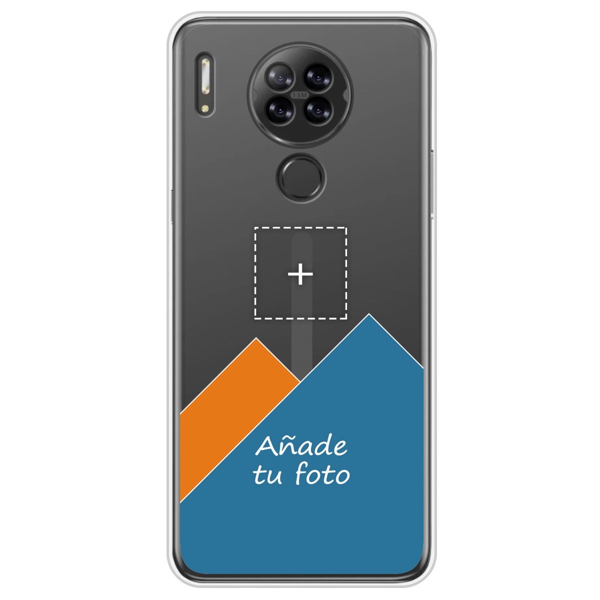 Personaliza tu Funda Silicona Gel Tpu Transparente con tu Fotografia para Blackview A80 / A80s Dibujo Personalizada