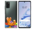 Funda Silicona Transparente para Blackview A100 diseño Leopardo Dibujos