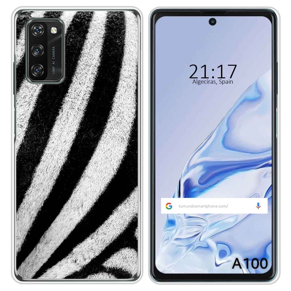 Funda Silicona para Blackview A100 diseño Animal 02 Dibujos