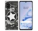 Funda Silicona para Blackview A100 diseño Camuflaje 02 Dibujos