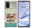 Funda Silicona para Blackview A100 diseño Madera 01 Dibujos