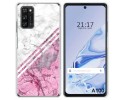 Funda Silicona para Blackview A100 diseño Mármol 03 Dibujos