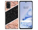 Funda Silicona para Blackview A100 diseño Mármol 07 Dibujos