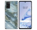 Funda Silicona para Blackview A100 diseño Mármol 09 Dibujos