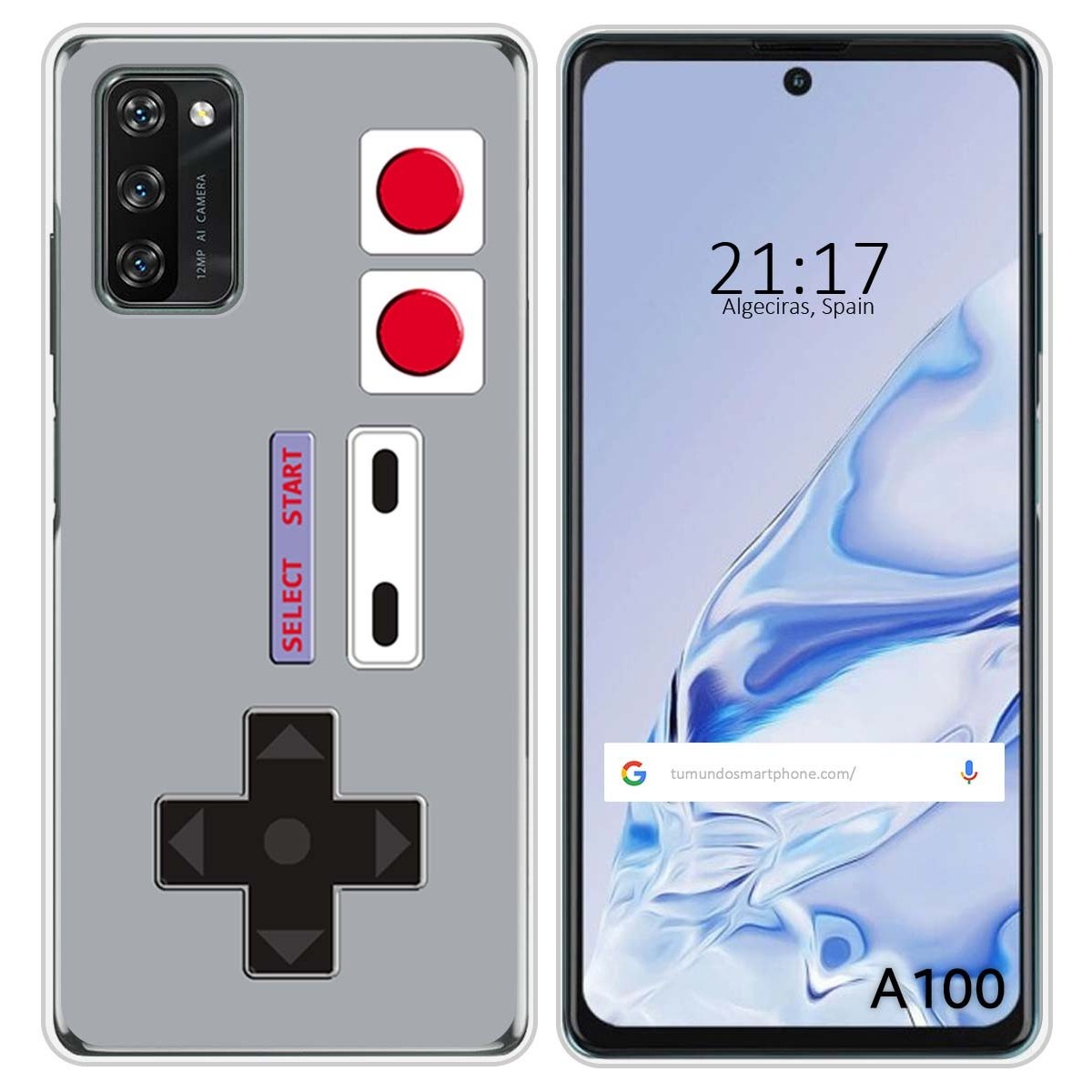 Funda Silicona para Blackview A100 diseño Consola Dibujos