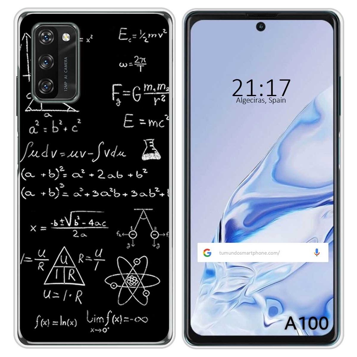 Funda Silicona para Blackview A100 diseño Formulas Dibujos
