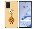 Funda Silicona para Blackview A100 diseño Jirafa Dibujos