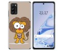 Funda Silicona para Blackview A100 diseño Leon Dibujos