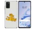 Funda Silicona para Blackview A100 diseño Leones Dibujos