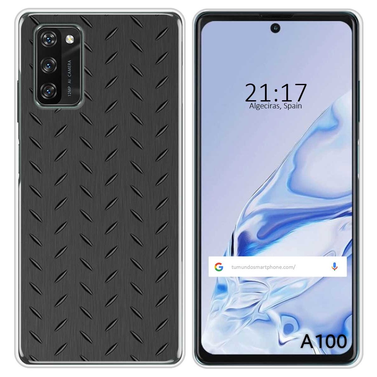 Funda Silicona para Blackview A100 diseño Metal Dibujos
