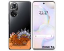 Funda Silicona Transparente para Huawei Nova 9 / Honor 50 5G diseño Bufalo Dibujos