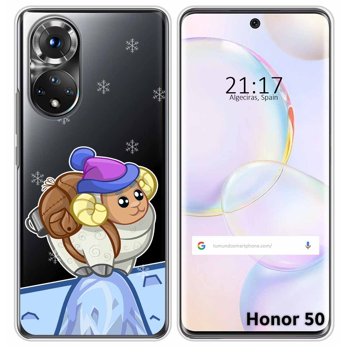Funda Silicona Transparente para Huawei Nova 9 / Honor 50 5G diseño Cabra Dibujos