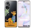Funda Silicona Transparente para Huawei Nova 9 / Honor 50 5G diseño Jirafa Dibujos