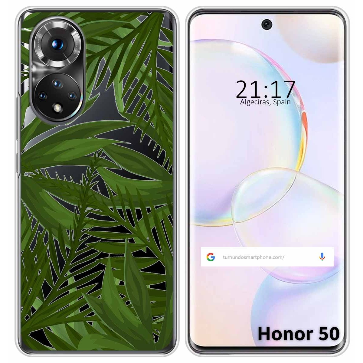 Funda Silicona Transparente para Huawei Nova 9 / Honor 50 5G diseño Jungla Dibujos