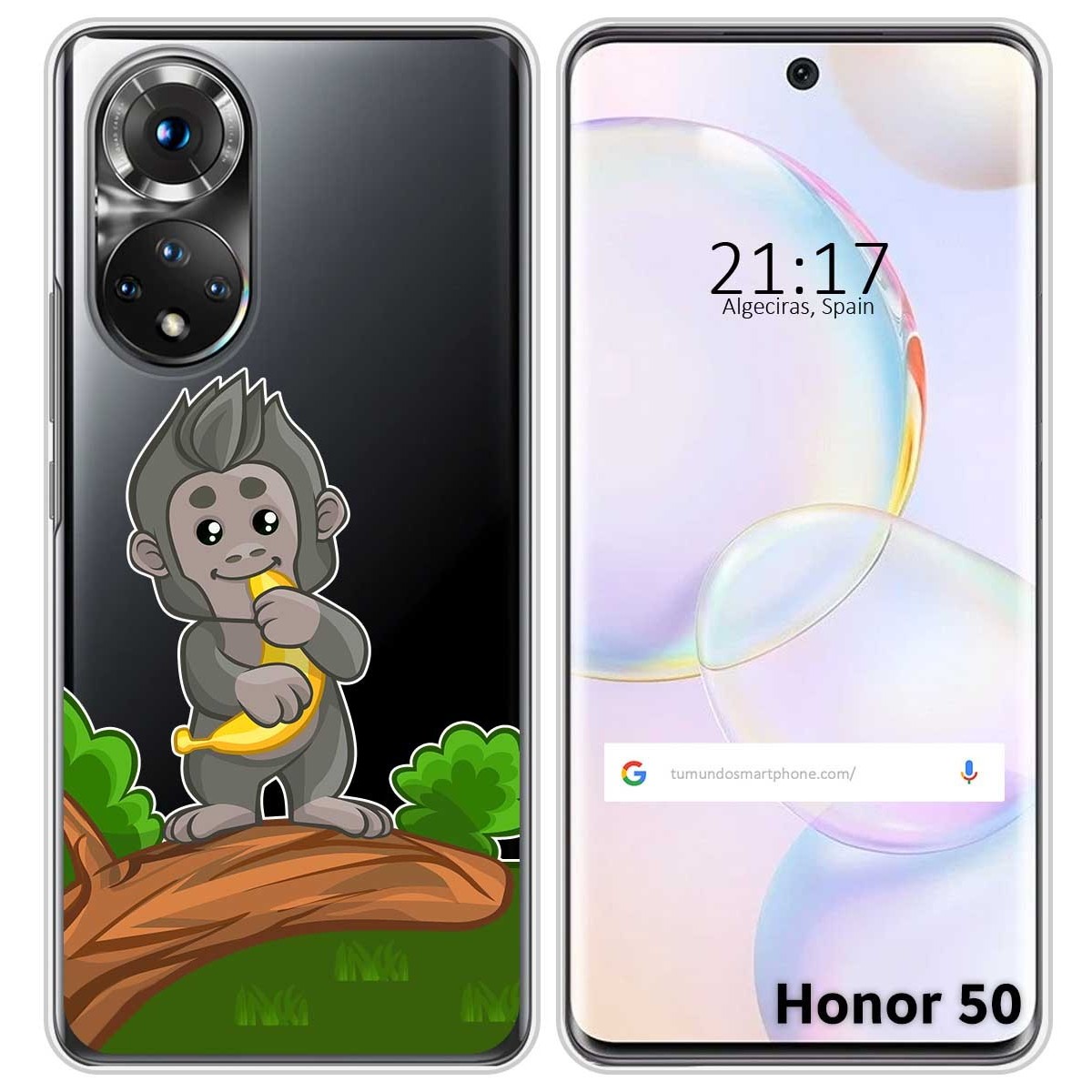 Funda Silicona Transparente para Huawei Nova 9 / Honor 50 5G diseño Mono Dibujos