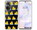 Funda Silicona Transparente para Huawei Nova 9 / Honor 50 5G diseño Pato Dibujos