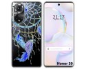 Funda Silicona Transparente para Huawei Nova 9 / Honor 50 5G diseño Plumas Dibujos