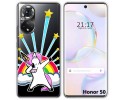 Funda Silicona Transparente para Huawei Nova 9 / Honor 50 5G diseño Unicornio Dibujos
