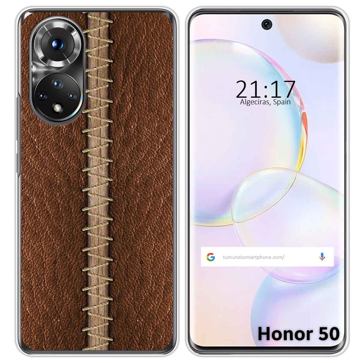 Funda Silicona para Huawei Nova 9 / Honor 50 5G diseño Cuero 01 Dibujos