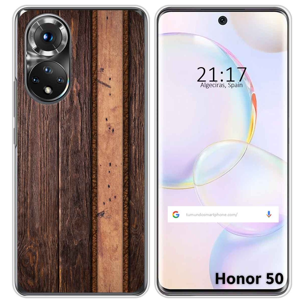 Funda Silicona para Huawei Nova 9 / Honor 50 5G diseño Madera 05 Dibujos