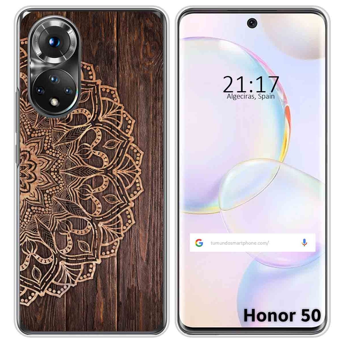 Funda Silicona para Huawei Nova 9 / Honor 50 5G diseño Madera 06 Dibujos