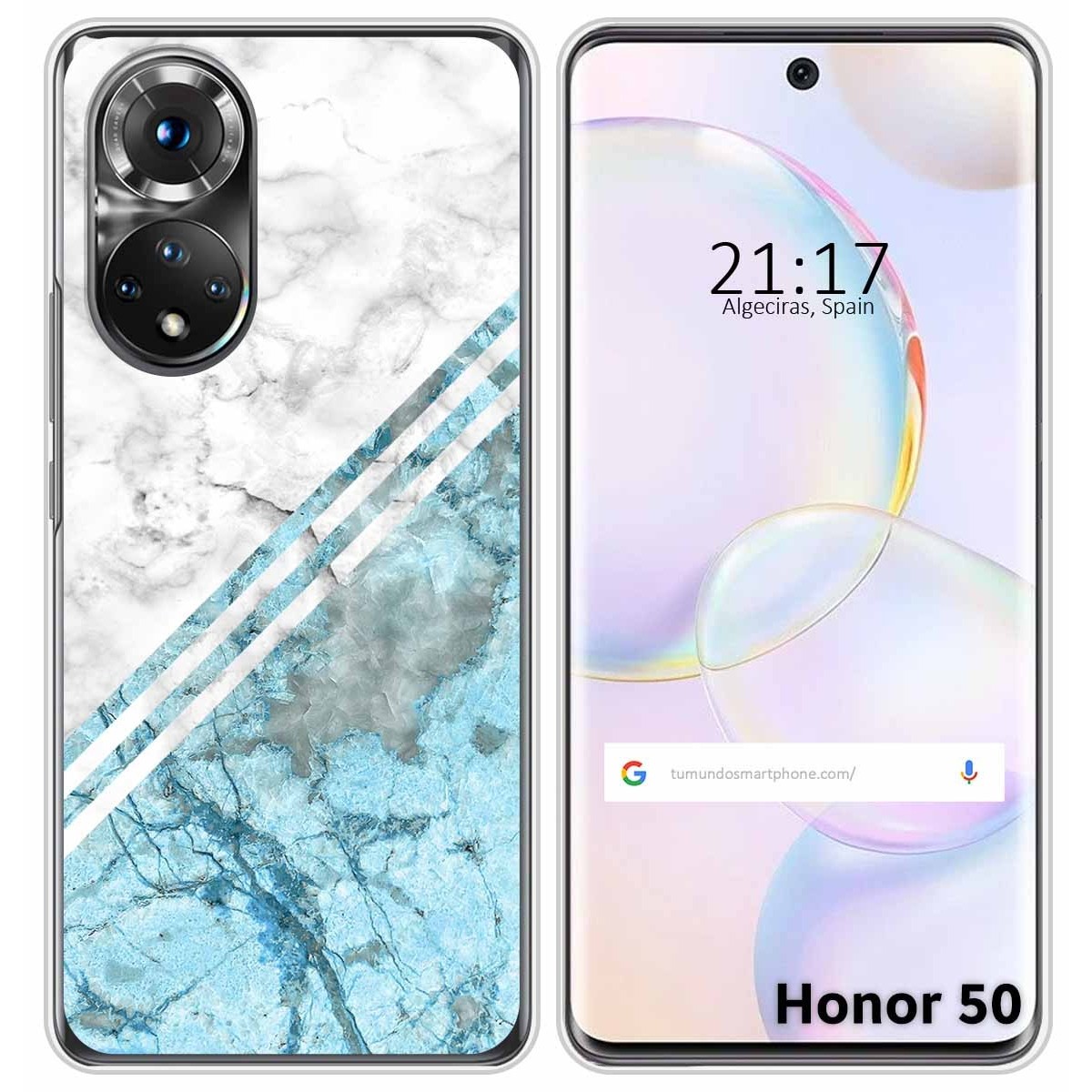 Funda Silicona para Huawei Nova 9 / Honor 50 5G diseño Mármol 02 Dibujos