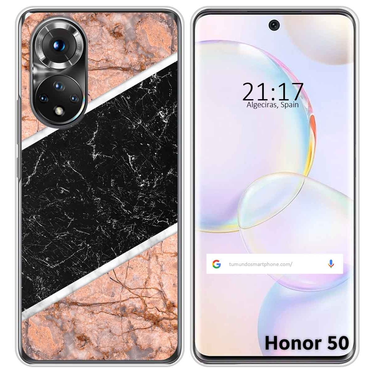 Funda Silicona para Huawei Nova 9 / Honor 50 5G diseño Mármol 07 Dibujos