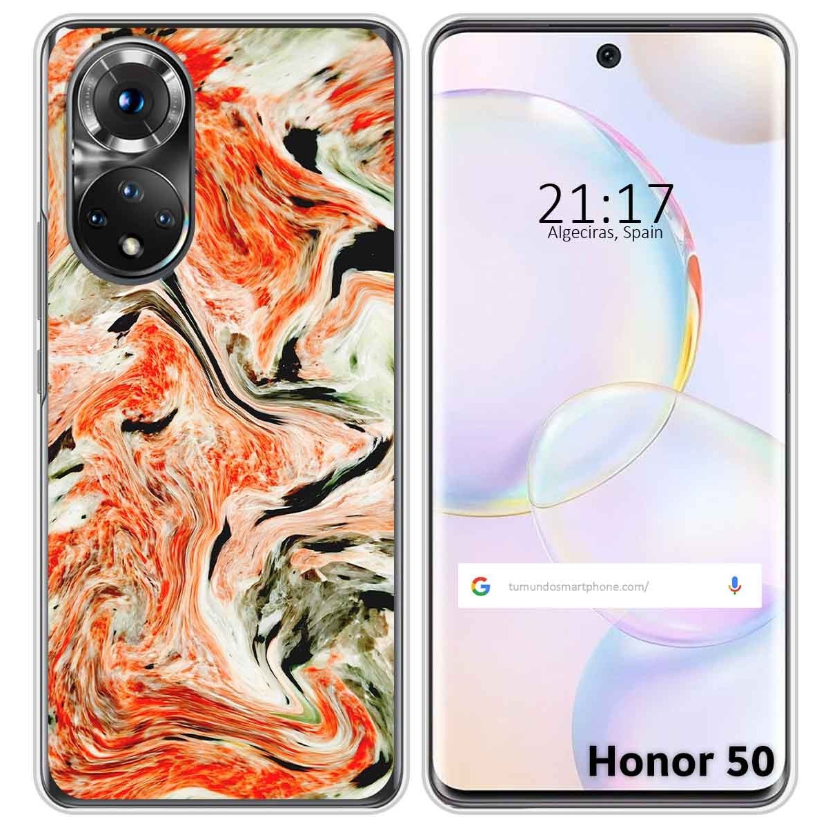 Funda Silicona para Huawei Nova 9 / Honor 50 5G diseño Mármol 12 Dibujos