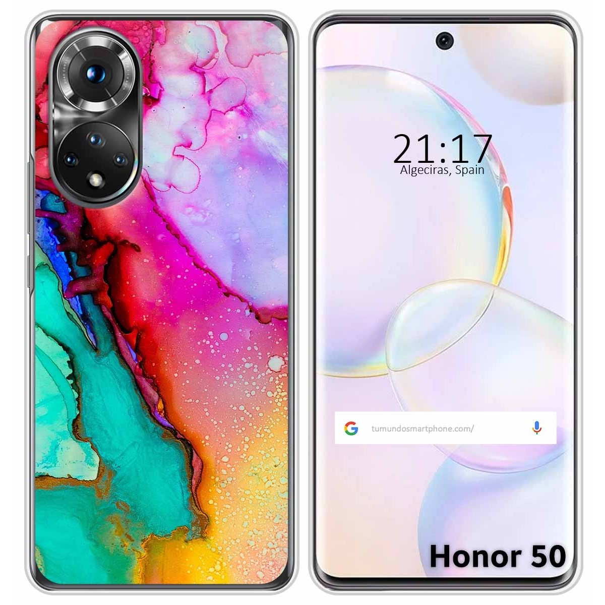 Funda Silicona para Huawei Nova 9 / Honor 50 5G diseño Mármol 15 Dibujos