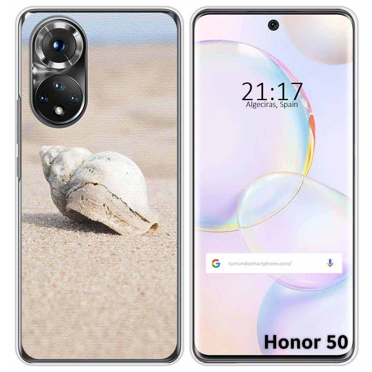 Funda Silicona para Huawei Nova 9 / Honor 50 5G diseño Concha Dibujos