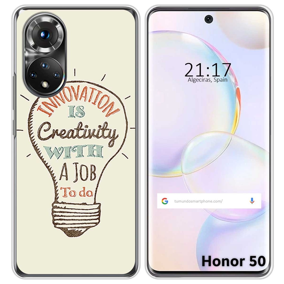 Funda Silicona para Huawei Nova 9 / Honor 50 5G diseño Creativity Dibujos