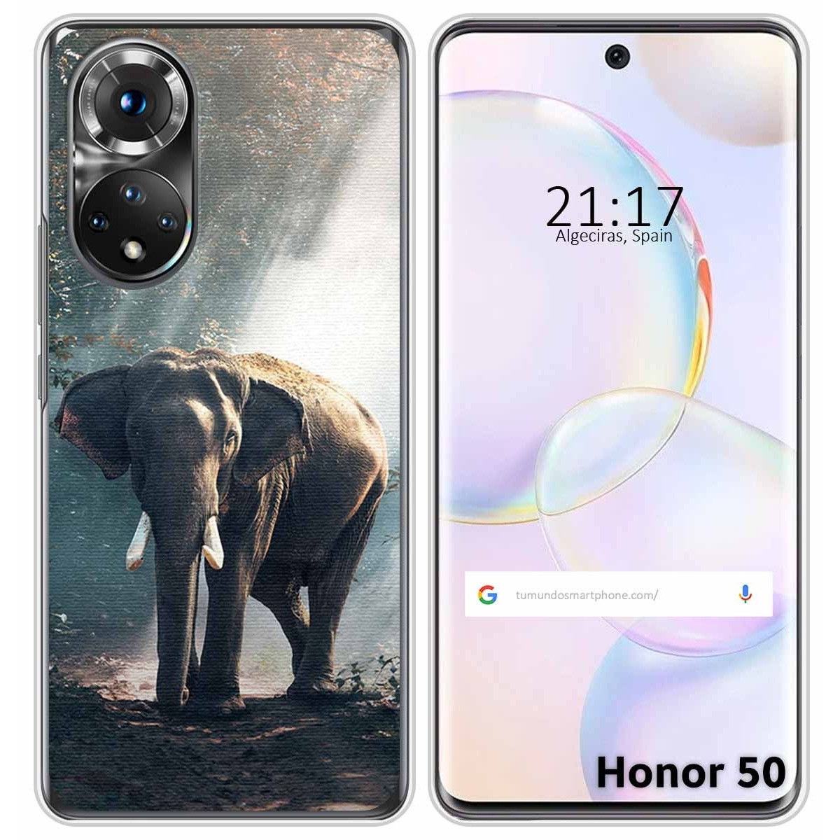 Funda Silicona para Huawei Nova 9 / Honor 50 5G diseño Elefante Dibujos