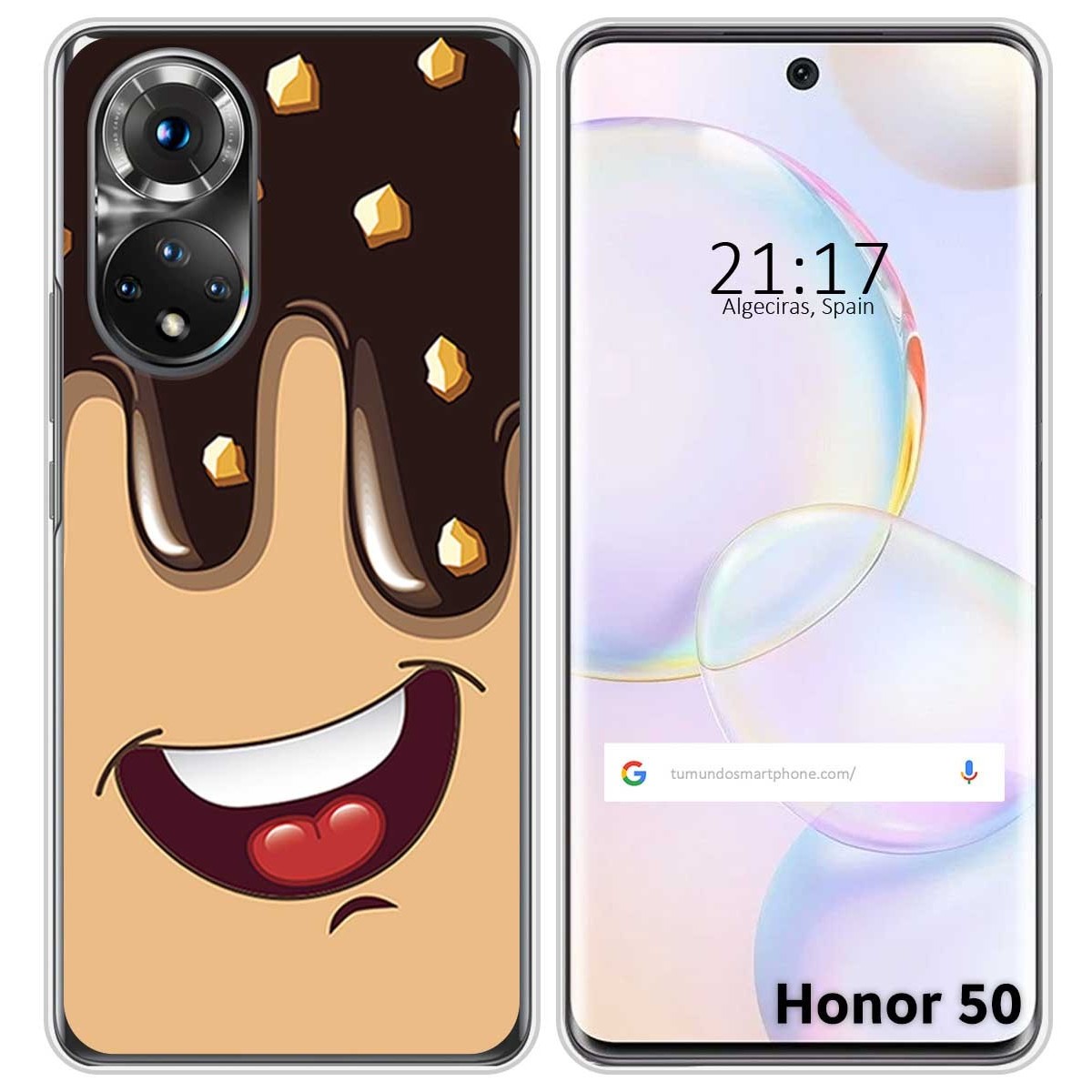 Funda Silicona para Huawei Nova 9 / Honor 50 5G diseño Helado Chocolate Dibujos