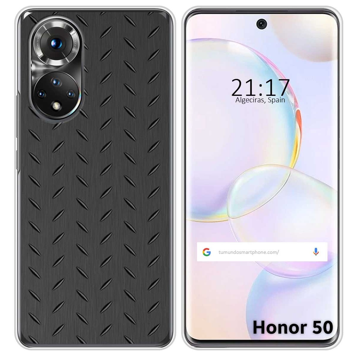 Funda Silicona para Huawei Nova 9 / Honor 50 5G diseño Metal Dibujos