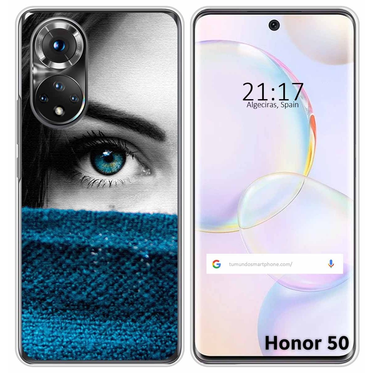 Funda Silicona para Huawei Nova 9 / Honor 50 5G diseño Ojo Dibujos