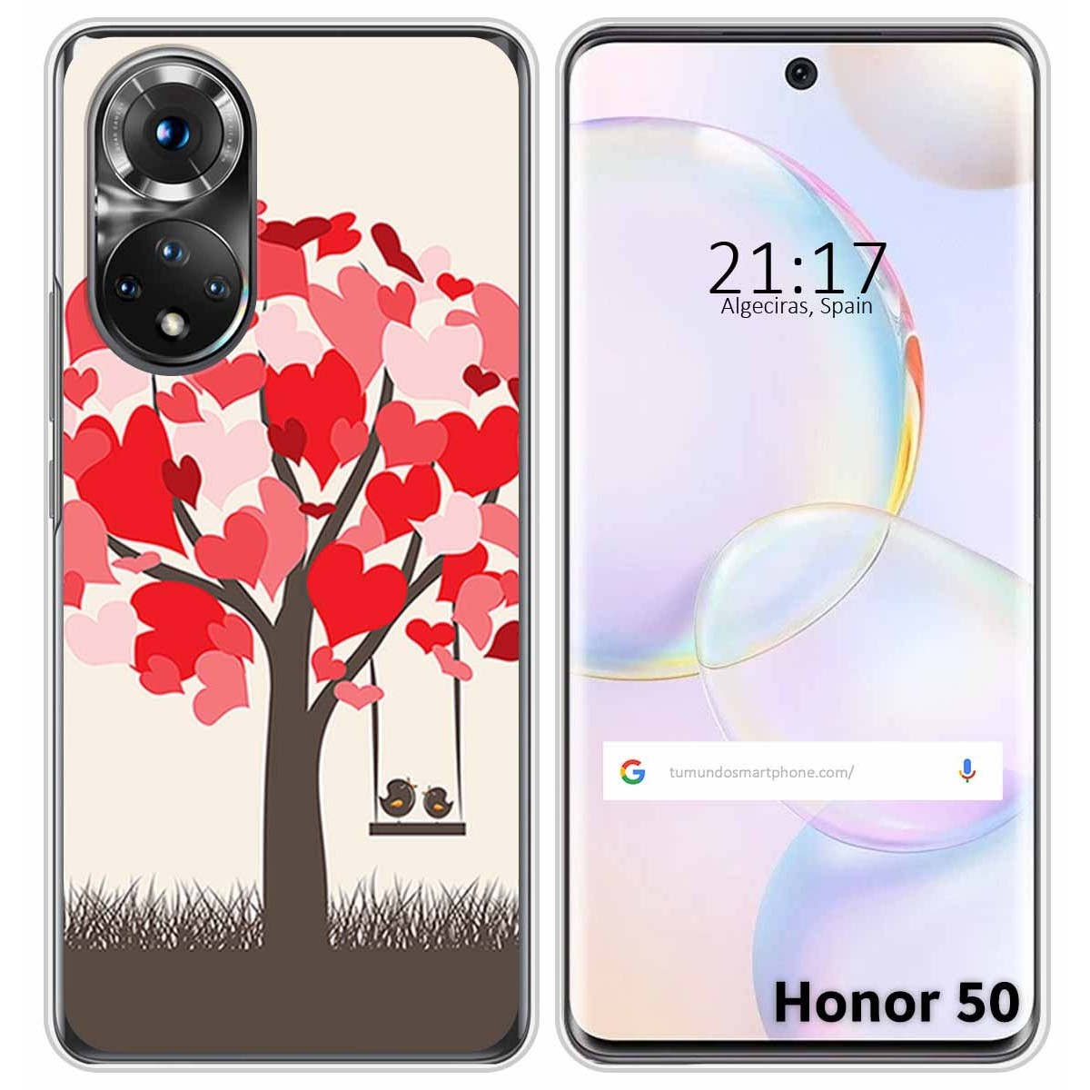 Funda Silicona para Huawei Nova 9 / Honor 50 5G diseño Pajaritos Dibujos