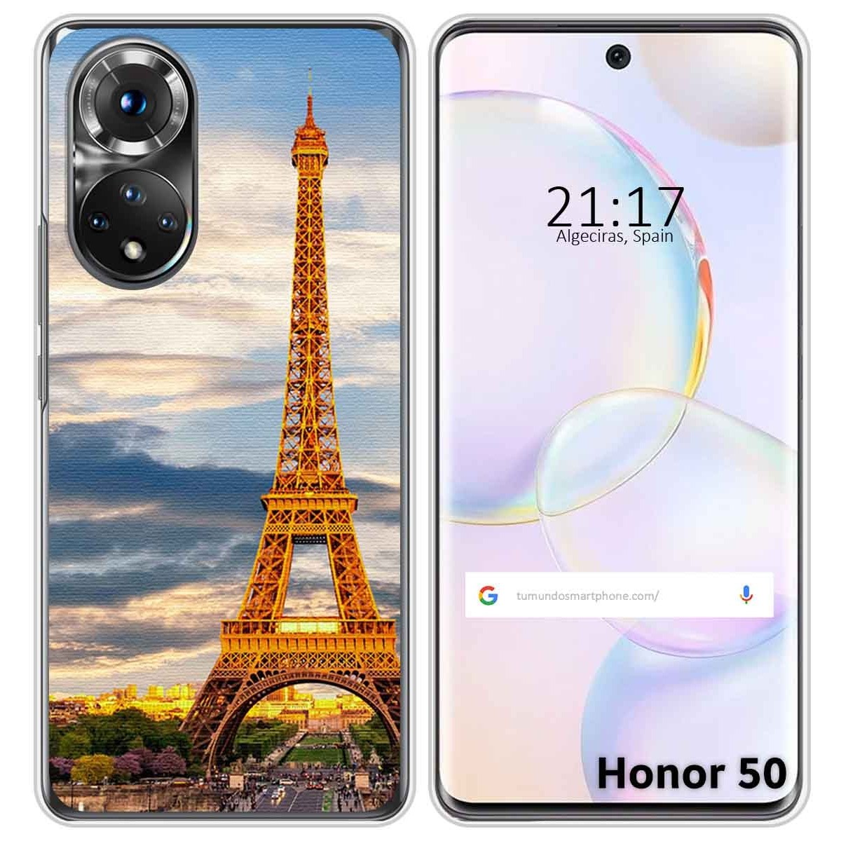 Funda Silicona para Huawei Nova 9 / Honor 50 5G diseño Paris Dibujos